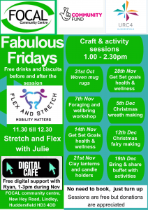 Focal Community Centre, Fab Friday