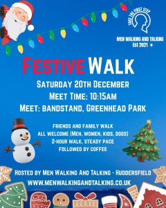 Men Walking and Talking Festive Walk 2oth December