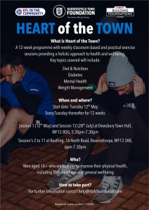 Heart of the Town leaflet promoting men's health