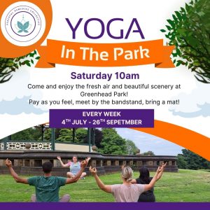 Yoga in the Park 4th July to 26th September